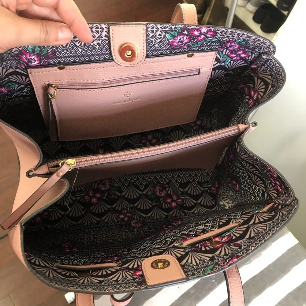 Nanette lepore NWT arabelle shoulder bag in mauve - Picture 6 of 8
